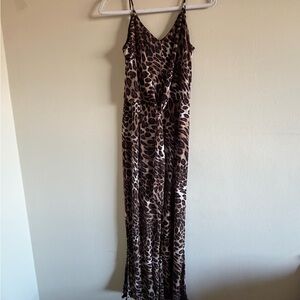 Enfocus Studio Animal Print Maxi Dress